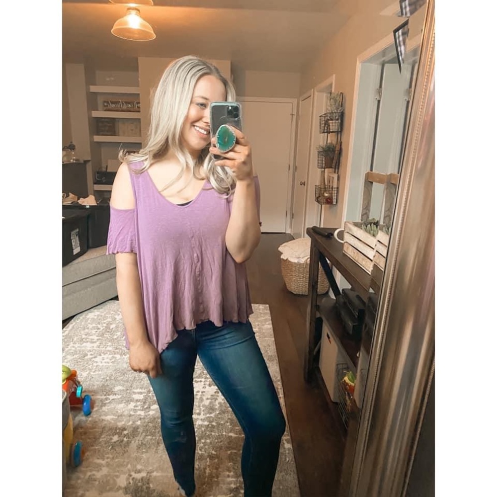 Free people cold shoulder top